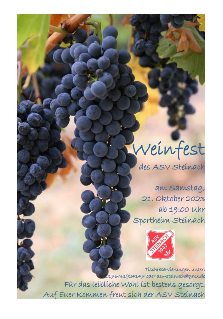 Weinfest des ASV Steinach