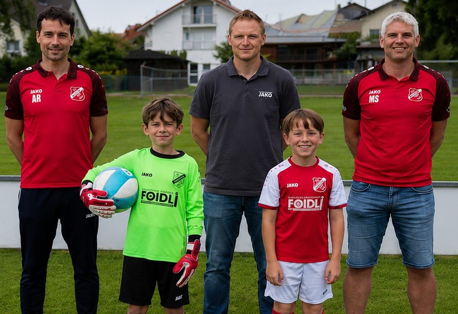 Neue Trikots für die F-Jugend